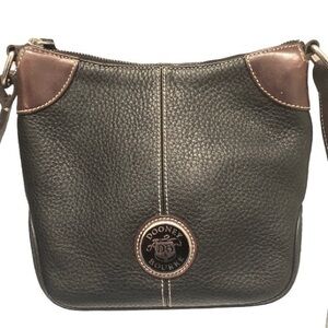 DOONEY & BOURKE black brown leather crossbody bag